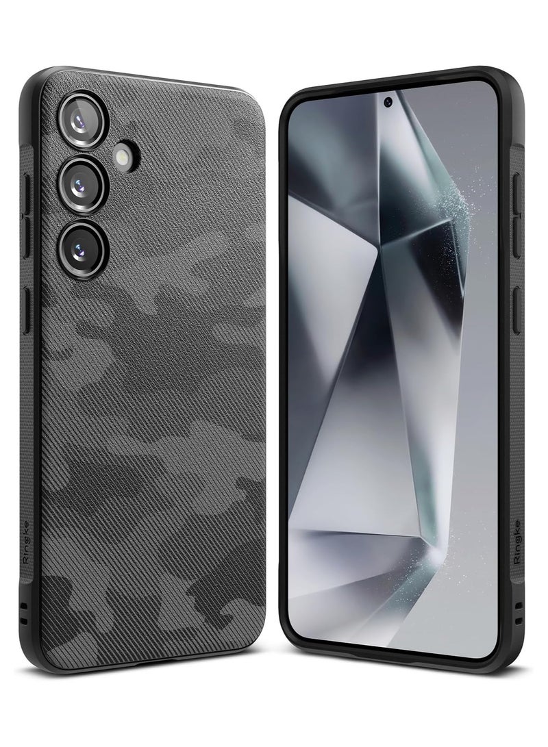 Ringke - Onyx [Feels Good in The Hand] Compatible with Samsung Galaxy S24 5G Case, Anti-Fingerprint Technology Prevents Oily Smudges Non-Slip Enhanced Grip Precise Cutouts for Camera Camo Black - Image 1