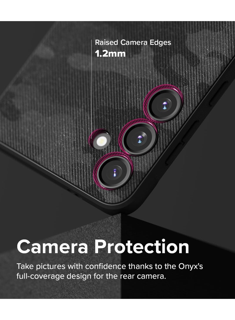 Ringke - Onyx [Feels Good in The Hand] Compatible with Samsung Galaxy S24 5G Case, Anti-Fingerprint Technology Prevents Oily Smudges Non-Slip Enhanced Grip Precise Cutouts for Camera Camo Black - Image 1