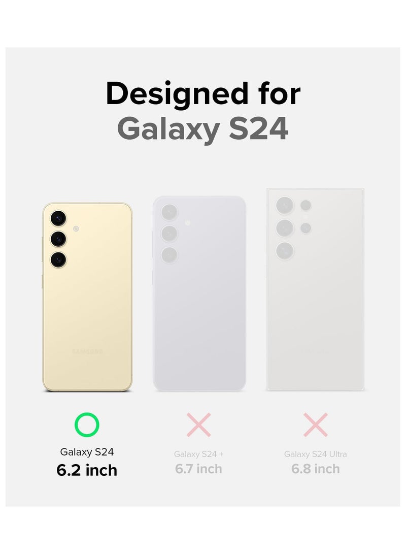 Ringke nyx Design Compatible with Samsung Galaxy S24 Case (2024), [Firm Grip] Non-Slip Anti-Fingerprint Rugged Shockproof Case, Fun Design TPU Phone Cover Black - Image 2