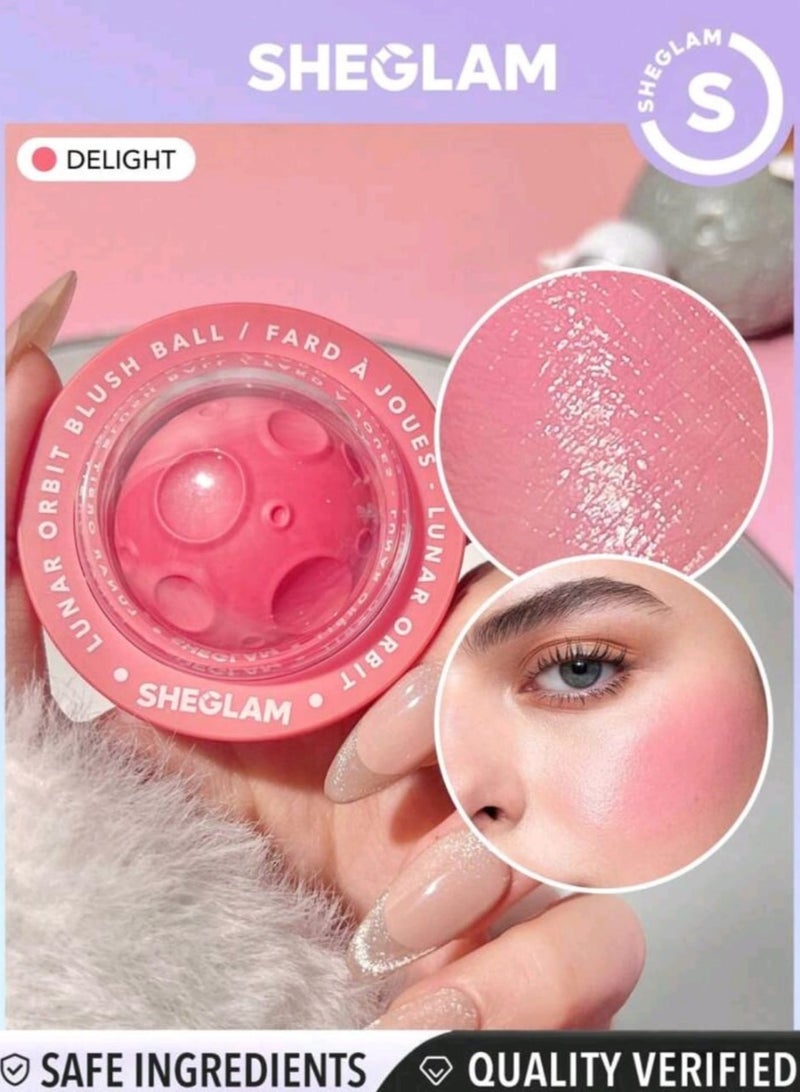 SHEGLAM Lunar Orbit Blush Ball-Delight Valentine'S Day Decor Love Gift Winter pink - Image 1