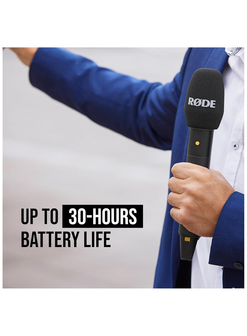 RODE Interview PRO Wireless Handheld Condenser Microphone Interview Pro Black  - Image 2