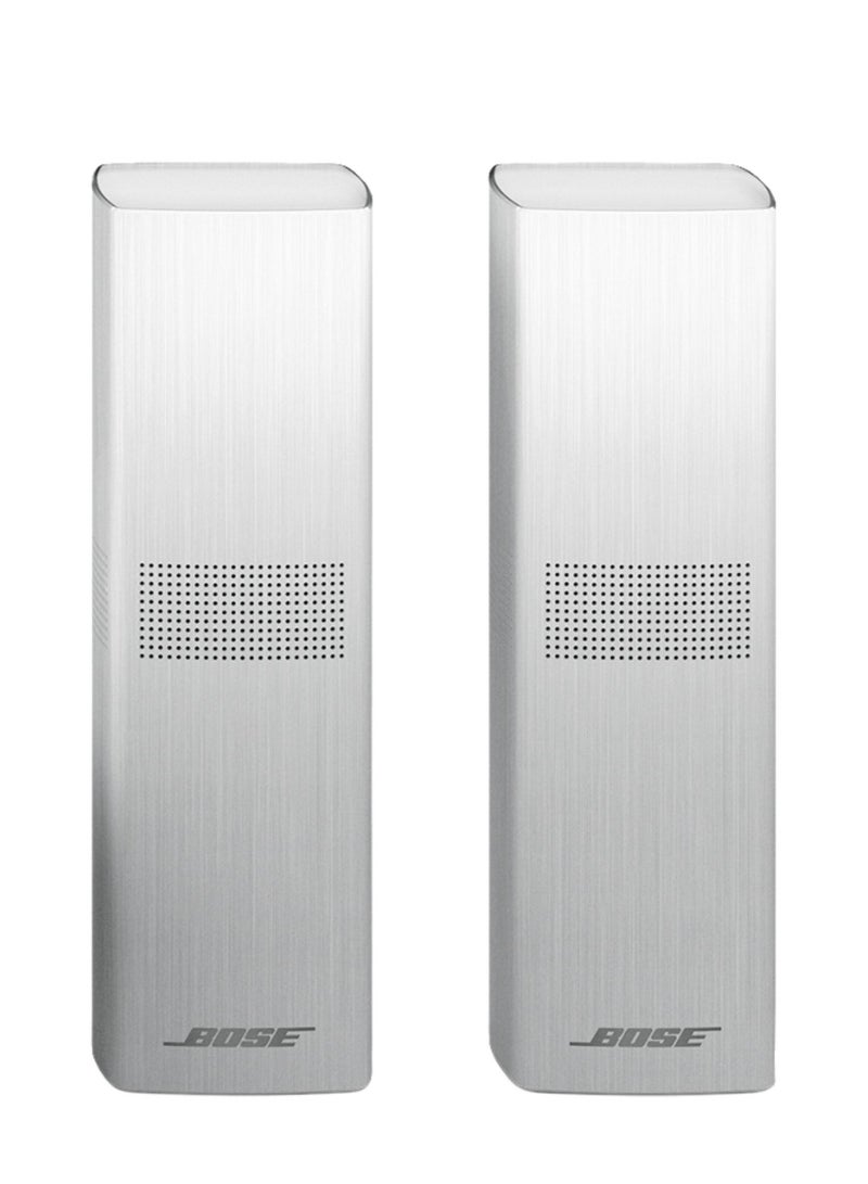BOSE Bose - Surround Speakers 700 120-Watt Wireless Satellite Bookshelf Speakers (Pair) - White 834402-4200 White - Image 3