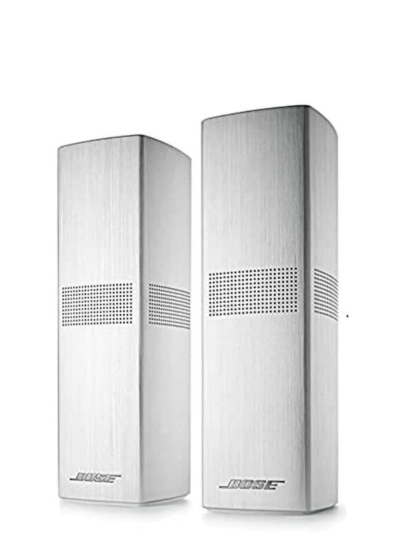 BOSE Bose - Surround Speakers 700 120-Watt Wireless Satellite Bookshelf Speakers (Pair) - White 834402-4200 White - Image 2