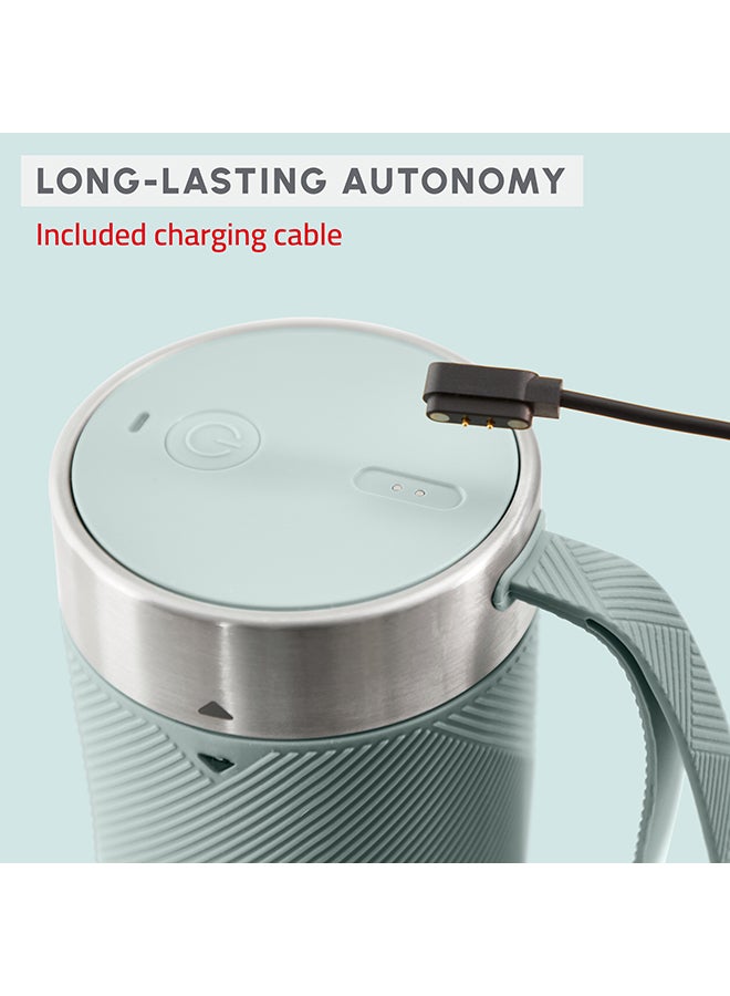 مولينكس - Lightmix | Portable Blender | Powerful | Rechargeable | Dishwasher Safe Jar with Capacity 50 W LM1C0410 Blue - Image 1