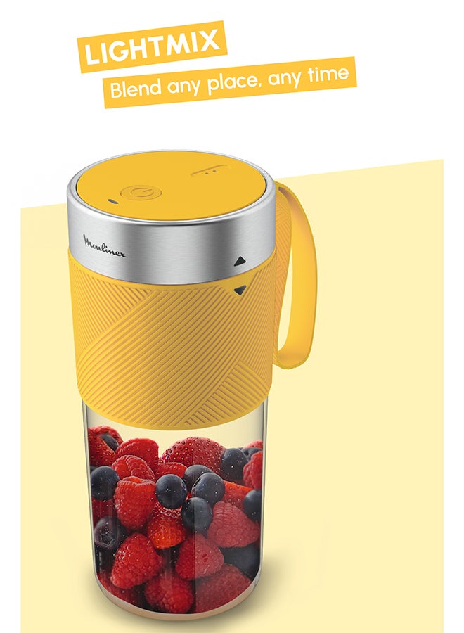 مولينكس Lightmix | Portable Blender | Powerful | Rechargeable | 300 L 50 W LM1C0210 Yellow  - Image 2