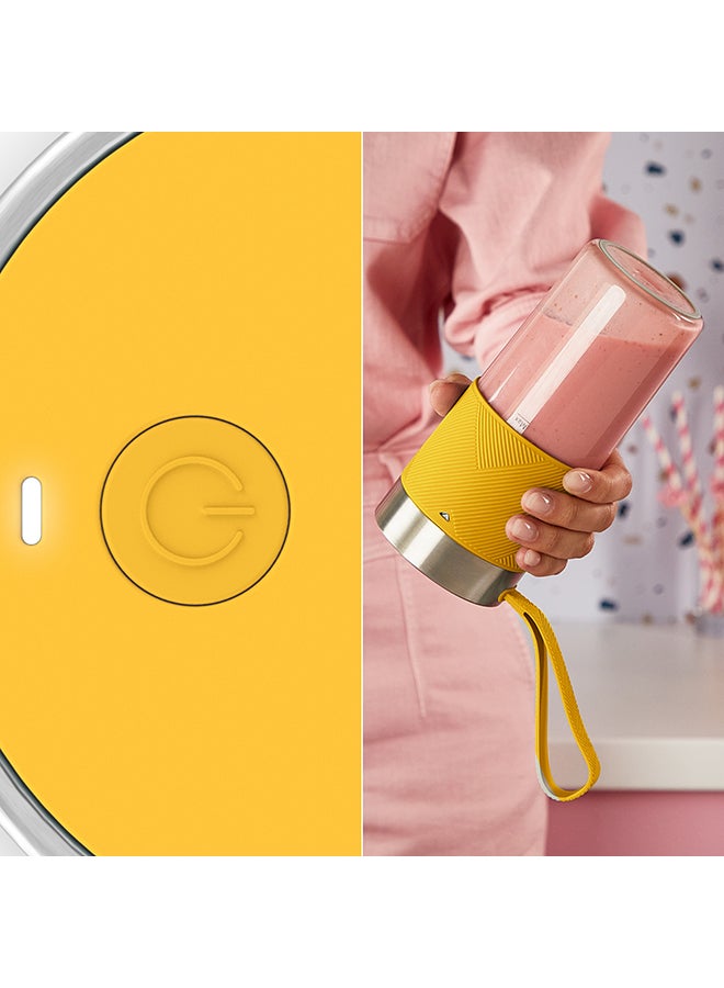 Moulinex - Lightmix | Portable Blender | Powerful | Rechargeable | 300 L 50 W LM1C0210 Yellow - Image 1
