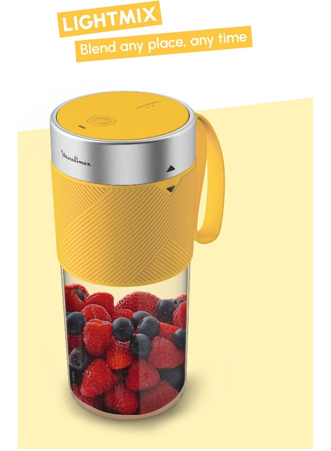 مولينكس Lightmix | Portable Blender | Powerful | Rechargeable | 300 L 50 W LM1C0210 Yellow - Image 2