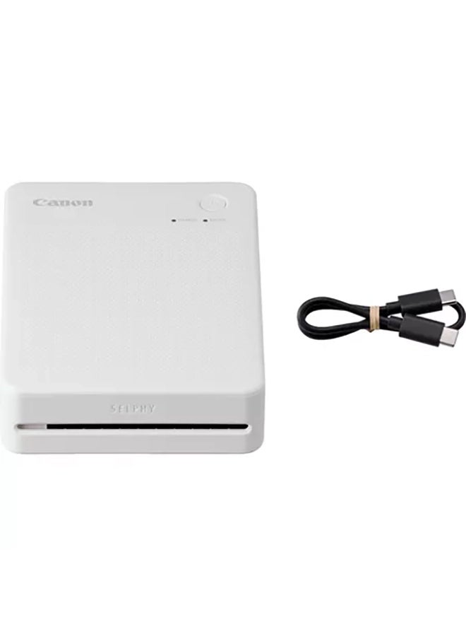 Canon SELPHY QX20 Portable Colour Photo Wireless Printer Sand White - Image 4