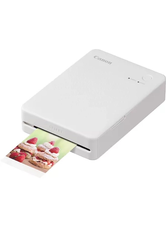 Canon SELPHY QX20 Portable Colour Photo Wireless Printer Sand White - Image 5