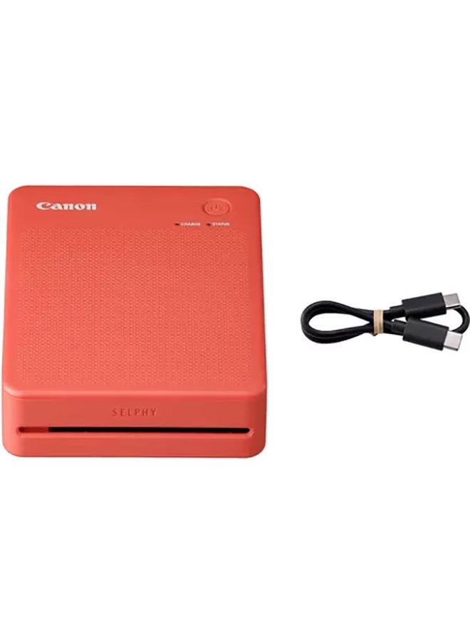 Canon SELPHY QX20 Portable Colour Photo Wireless Printer Terracotta Red - Image 5