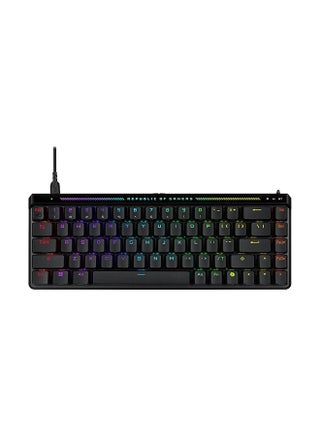 ROG Falchion Ace HFX Analogue Gaming Keyboard DE QWERTZ Layout, 65% Form Factor, ROG HFX Magnetic Switches, Rapid Trigger Toggle Speed, Speed Tap Mode, Touch Panel, 8000 Hz, 2 x Type-C Ports - pnsku/N70147289V/45/_/1738239641/8bc7ca74-bc1b-40be-87c7-71b82807557c