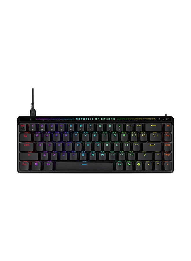 ASUS ROG Falchion Ace HFX Analogue Gaming Keyboard DE QWERTZ Layout, 65% Form Factor, ROG HFX Magnetic Switches, Rapid Trigger Toggle Speed, Speed Tap Mode, Touch Panel, 8000 Hz, 2 x Type-C Ports  - Image 1