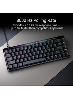 أسوس ROG Falchion Ace HFX Analogue Gaming Keyboard DE QWERTZ Layout, 65% Form Factor, ROG HFX Magnetic Switches, Rapid Trigger Toggle Speed, Speed Tap Mode, Touch Panel, 8000 Hz, 2 x Type-C Ports  - Image 2