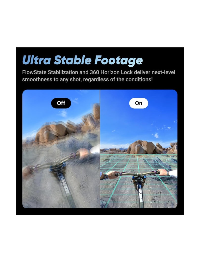 انستا 360 Insta 360 X4 Bicycle Bundle- 8K Waterproof 360 Action Camera, 4K Wide-Angle Video  - Image 3
