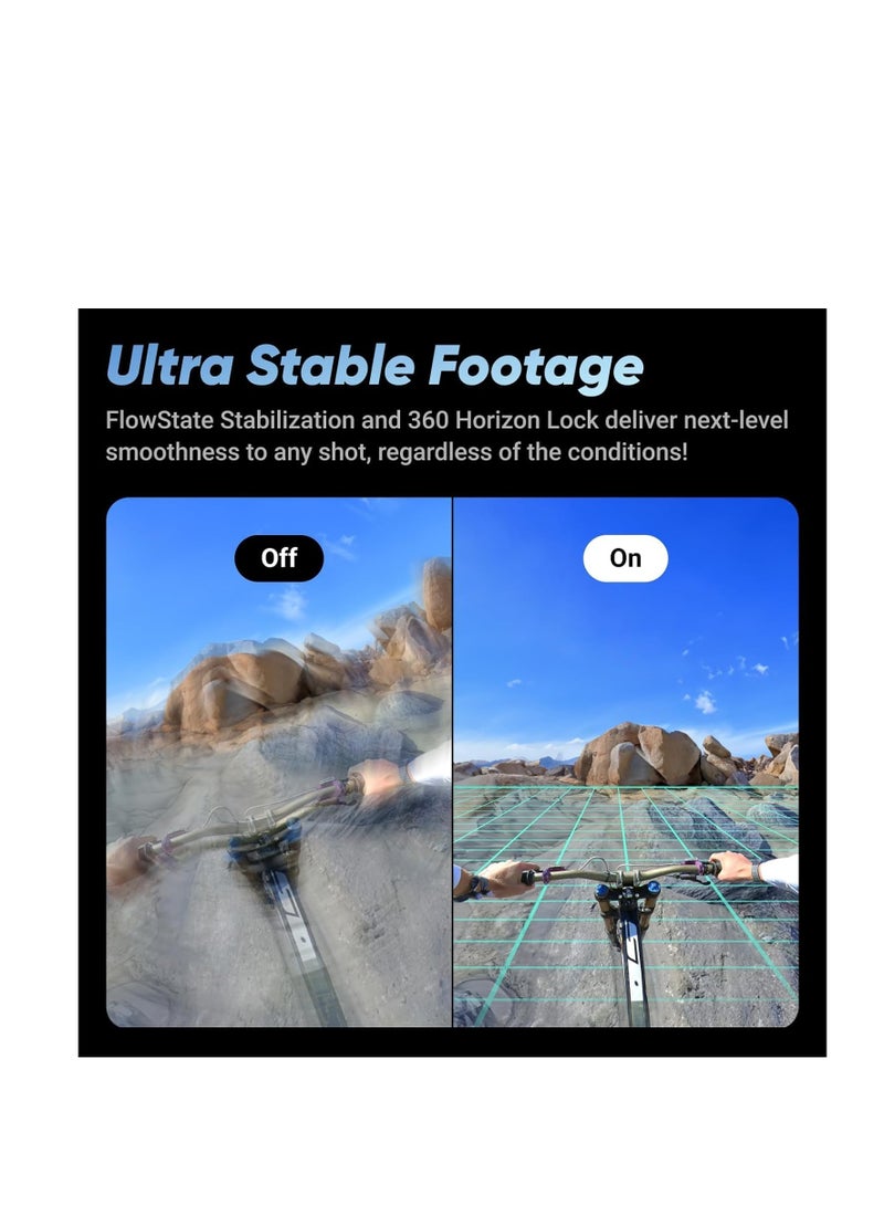Insta360 X4 Ultimate Bundle - 8K & 5.7K60fps 360° Video, 4K60fps Action Cam, Invisible Selfie Stick, Easy Reframing  - Image 3