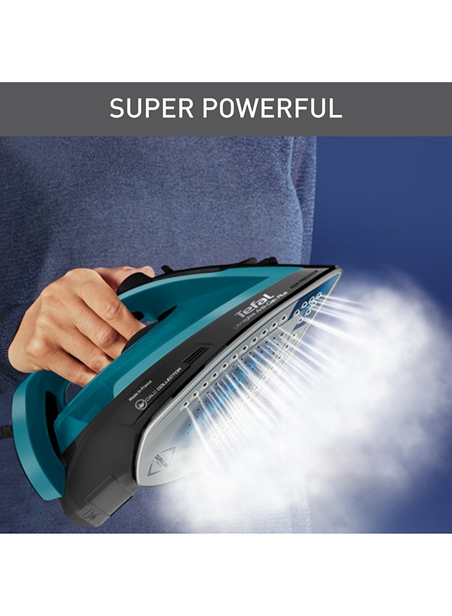تيفال Ultragliss Plus Steam Iron | 50 g/Minute Cont. Steam Output | 260 g/Minute Steam Burst | Exceptional Glide | Safety Auto-Off | Made in France | 270 ml 2800 kW FV6848G0 Black Glama / Maldives Metal  - Image 2