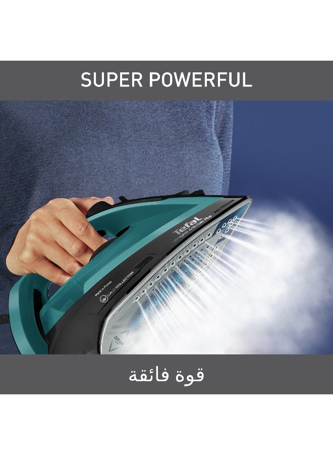 تيفال مكواة بخار أولترا جليس بلس | 50 جرام/دقيقة من بخار مستمر | 260 جرام/دقيقة من انفجار البخار | انزلاق استثنائي | إيقاف تلقائي للسلامة | صنع في فرنسا - Image 3