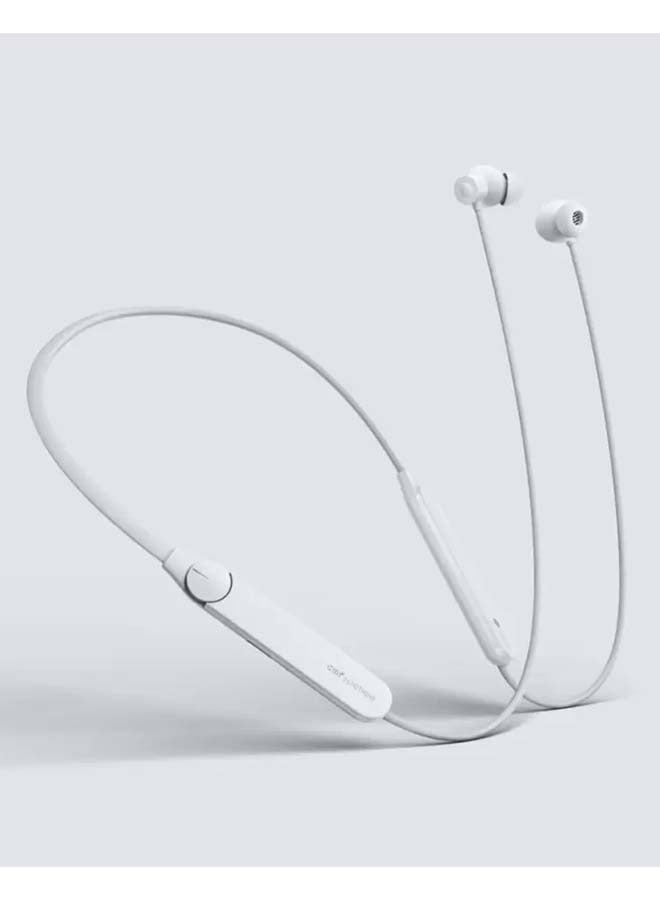 cmf by NOTHING Neckband Pro, with Ultra Bass Technology, upto 50dB noise cancellation, upto 37 hours of playback time, Dual Connection supported, Light Grey Light Grey  - Image 1