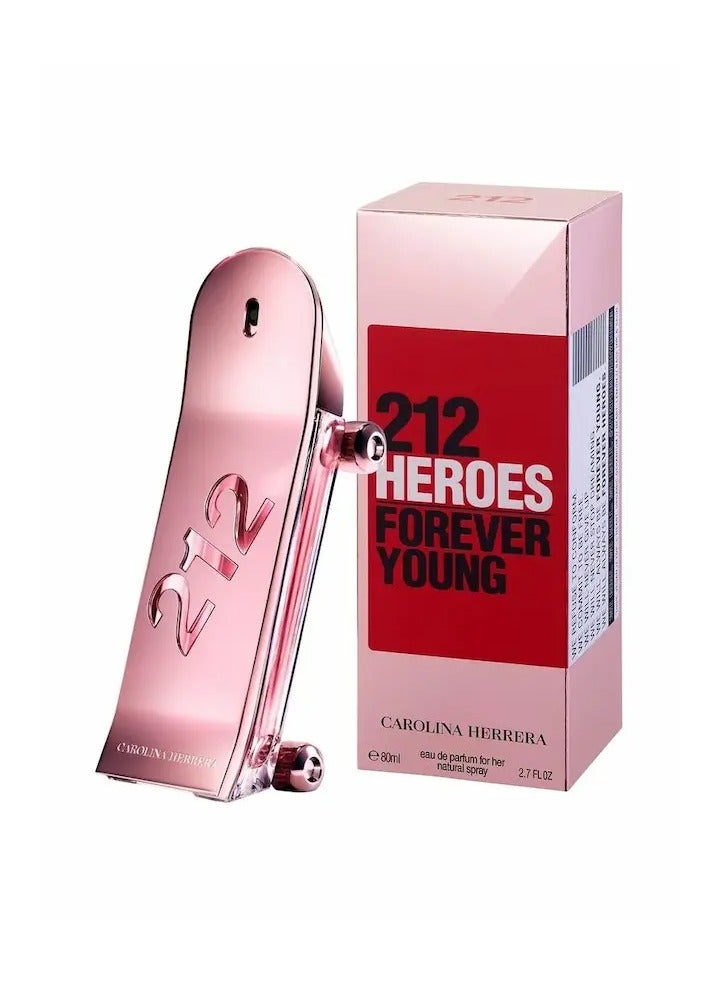 CAROLINA HERRERA CH 212 Heroes Forever Young EDP For Women 80ml - Image 1