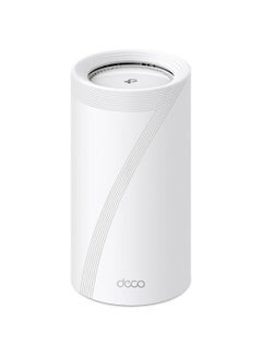 TP-LINK Tri-Band WiFi 7 BE19000 Whole Home Mesh System, 12-Stream 22 Gbps, 10G + 2.5G Ports Wired Backhaul, 8 High-Gain Antennas | VPN, AI-Roaming, 44 MU-MIMO (1-Pack x 4) Deco BE85 White  - Image 3