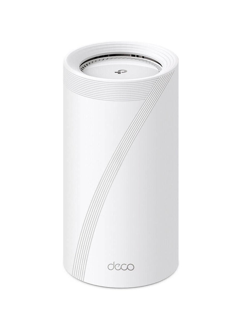 TP-LINK Tri-Band WiFi 7 BE19000 Whole Home Mesh System, 12-Stream 22 Gbps, 2 10G + 2x2.5G Ports Wired Backhaul, 8 High-Gain Antennas | VPN, AI-Roaming, 44 MU-MIMO (1-Pack x 5) Deco BE85 White  - Image 2