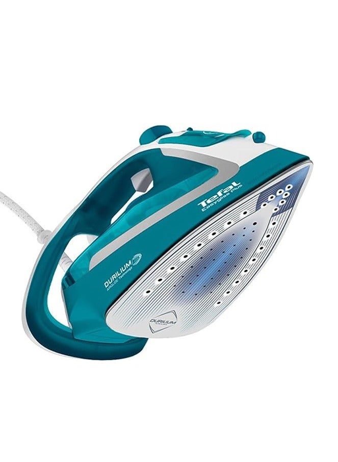 Tefal Easygliss Plus 2700 Watt Steam Iron Aqua Blue Auto off 240 g min Anti Drip FV5772E2 270 ml 27010 W FV5772E2 Aqua Blue - Image 4