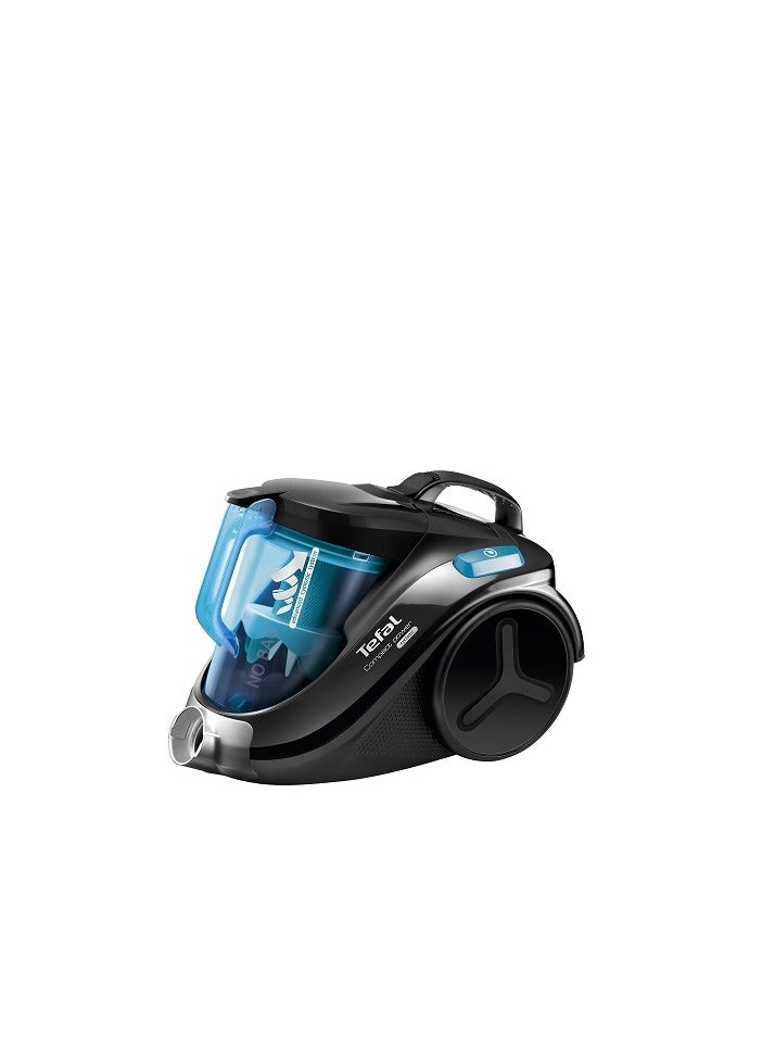 تيفال Tefal Compact Power Vacuum Cleaner, Bagless, 750W=2000W, 1.5L Capacity, Black and Blue - TW3751EG 750 W TW3751EG Black and Blue  - Image 3