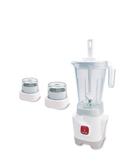 مولينكس Blender Capacity 1.5 liter With Grinder And Grater 400 Watt  White LM2421EG 1.5 L 400 W LM2421EG White  - Image 1