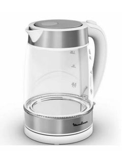 Moulinex Moulinex Kettle Glass BY600130 1.7 L 2200 W BY600130 white-silver  - Image 1