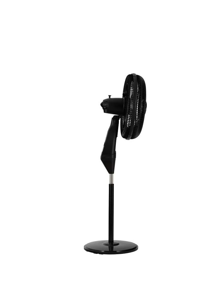 Tefal Tefal Silence Force Anti-Mosquito Repellent Stand Fan With Remote Control, 16 Inch, 3 Speeds, Black - VG4135EE 75 W VG4135EE Black  - Image 2