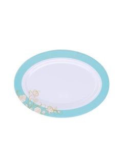 ديلكاسا 40pcs Melamine Ware Dinner Set  | Lightweight | Chip Resistant | Dishwasher-Safe | Elegant Design | Superior Quality | Plates, Dishes, Bowls, Spoons, Service For 6 White  - Image 5
