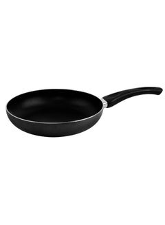 Royalford 10-Piece premium quality Aluminum heat -Resistant exterior Non-Stick Cookware set, durable 2 layer non stick coating , tempered glass lid with steel frame , Includes 2xCaaserole With Lids (24 cm & 20cm), 1x Sauce Pan with Lid (16 cm), 1xFrying Pan (24 cm), 3xNylon kitchen tool | black color Black 54.5x33x20 cm  - Image 3