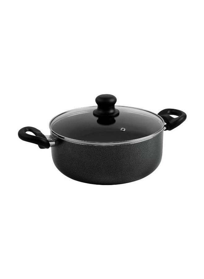 رويال فورد طقم أواني طهي و قدورغير لاصقة مكون من 10 قطع مصنوع من الألمنيوم عالي الجودة، بسطح خارجي مقاوم للحرارة وطبقتين متينتين من الطلاء غيراللاصق 54.5x33x20 cm - Image 2