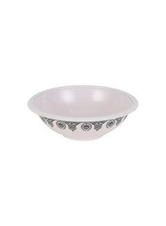 ديلكاسا Delcasa High Quality 20-Piece Melamine Dinner set with Dishwasher & Freezer Safe | The set includes  6 Piece deep plates,  6 Piece flat plates, an  1 Piece bowl, 6 Piece bowls, and a rice spoon. WHITE AND BLACK WHITE AND BLACK  - Image 5