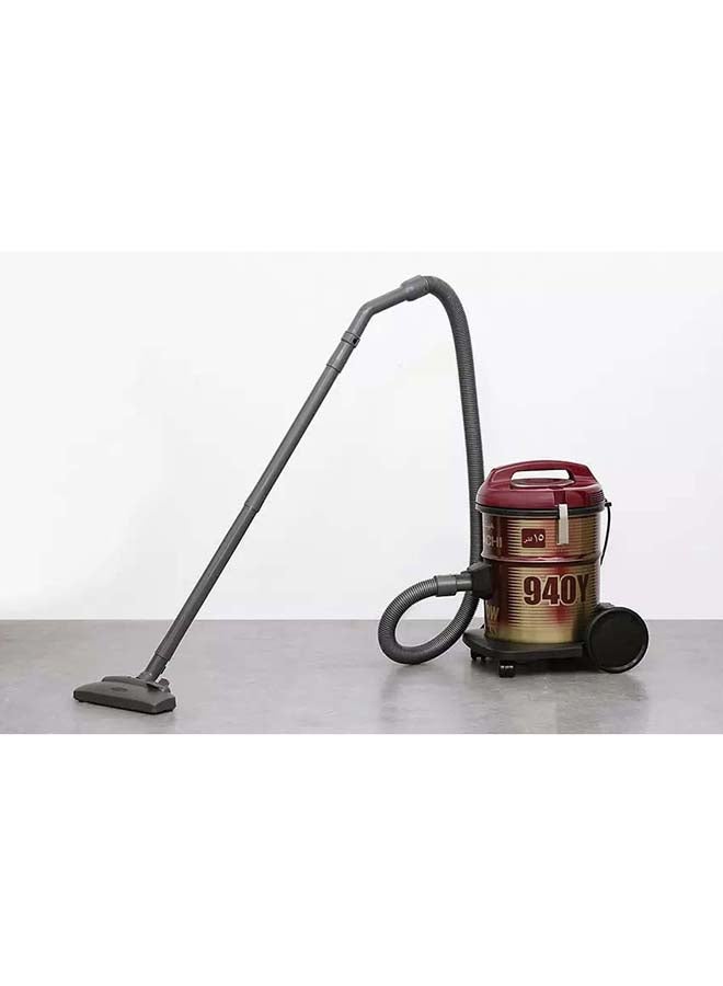 هيتاشي مكنسة كهربائية 15 لتر 1600 واط حمراء - Image 3