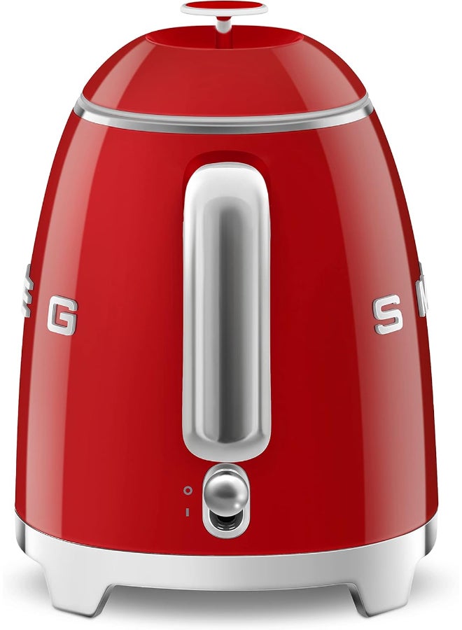 smeg 50's Retro Style mini Kettle, With Water Level Indicator, 360 Swivel Base, Anti-Slip Feet, Stainless Steel,1 Year Warranty 0.8 L 1400 W KLF05RDUK Red - Image 5