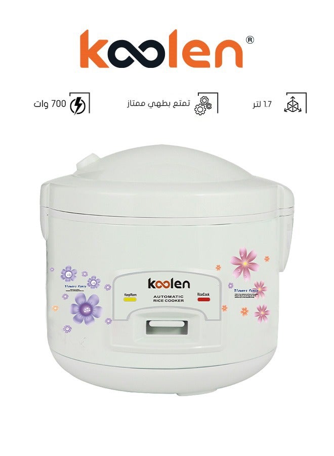 كولن Rice Cooker - 1.7 L 700 W 816100002 White  - Image 1