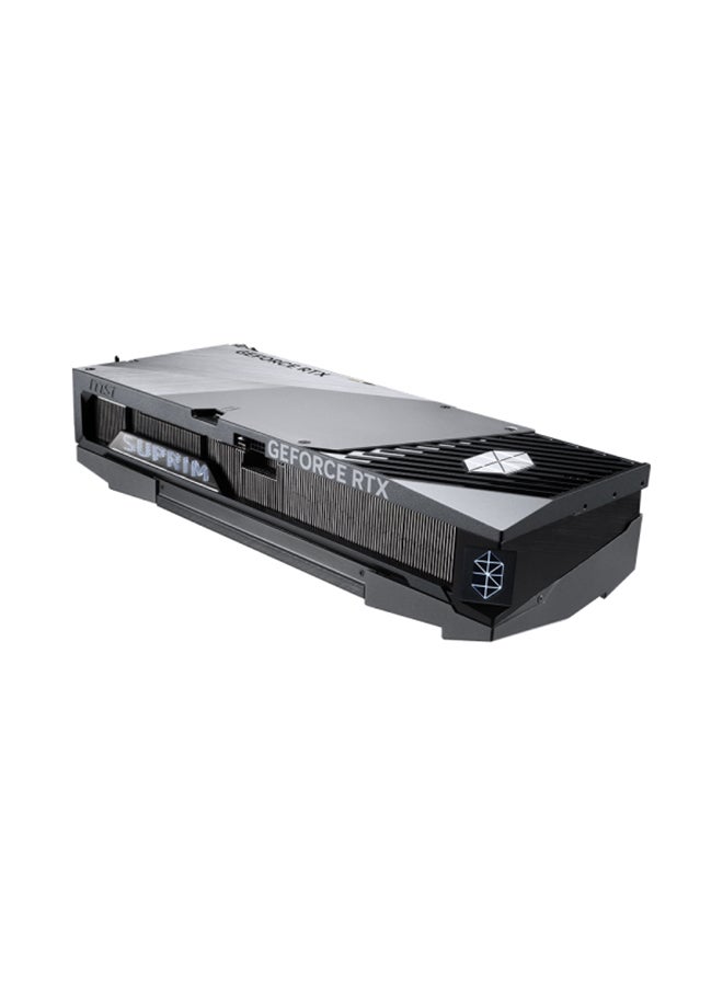 إم اس أي GeForce RTX 5090 32GB SUPRIM SOC Graphics Card – NVIDIA GeForce RTX 5090, 21760 CUDA Cores, 32GB GDDR7, 28Gbps Memory, PCIe Gen 5 x16, 512-bit Memory Bus, 4K/8K Support (DisplayPort 2.1b x3, HDMI 2.1b), 600W Power Consumption, 1000W PSU Recommended, 16-pin Power Connector, G-SYNC, DirectX 12 Ultimate, 7680x4320 Max Resolution, Special Overclocked Edition (SOC) Grey  - Image 3
