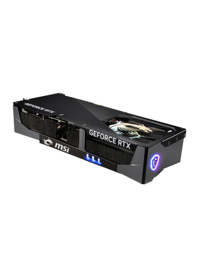 MSI GeForce RTX 5090 32GB GDDR7 GAMING TRIO OC Graphics Card, 2497 MHz Core Clock, 21760 CUDA Cores, PCIe Gen 5, 512-bit Memory Bus, 28 Gbps Memory Speed, 4K/8K HDMI 2.1b & DisplayPort 2.1b, 575W Power Consumption, 1000W PSU Recommended, DirectX 12 Ultimate, G-SYNC, 7680x4320 Maximum Resolution Black  - Image 3