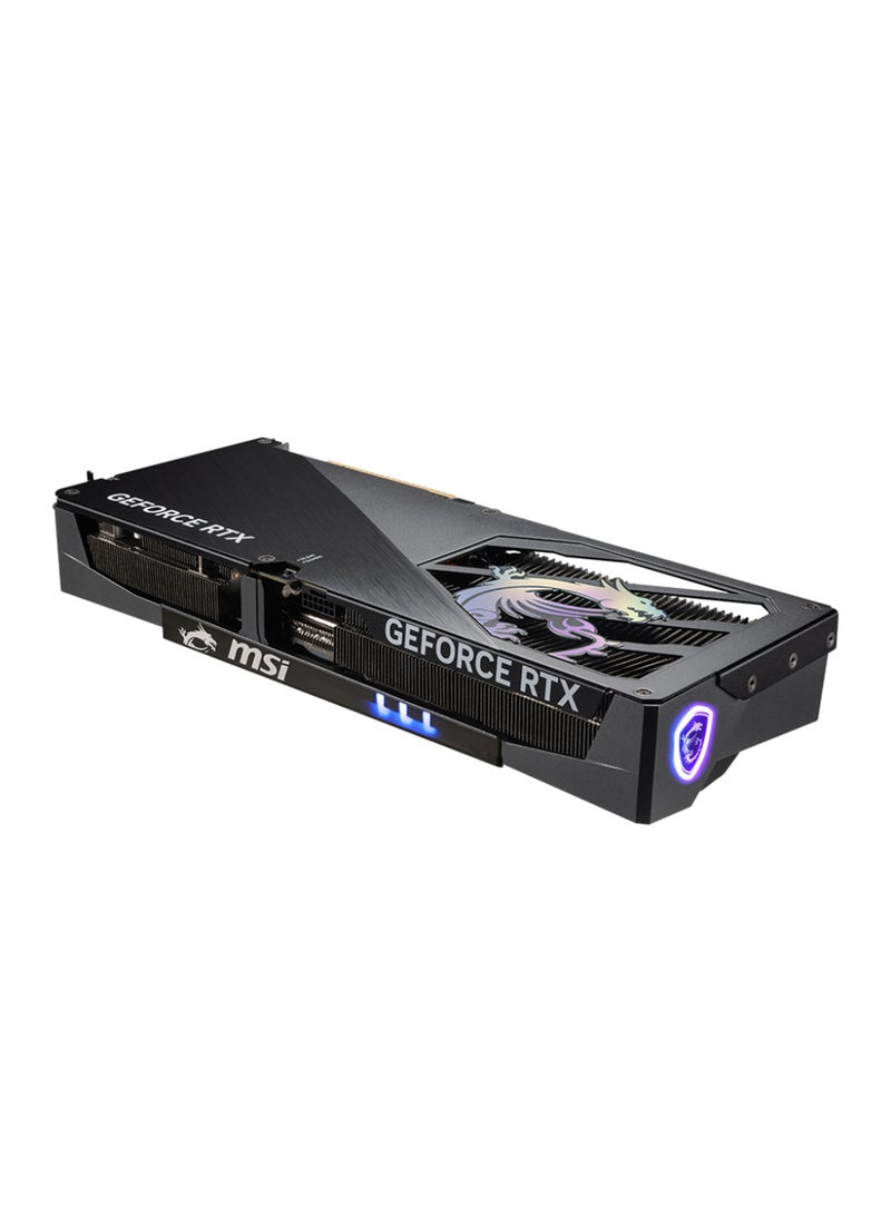 MSI - GeForce RTX 5080 16G GAMING TRIO OC, 16GB GDDR7, 10752 CUDA Cores, 30 Gbps Memory Speed, 256-bit Memory Bus, PCIe Gen 5, 2715 MHz Core Clock, 4K/8K Resolution Support, 360W Power Consumption, 850W PSU Recommended, HDMI 2.1b, DisplayPort 2.1b, 7680x4320 Max Resolution, G-SYNC, HDCP Support | 912-V531-026 Black - Image 1