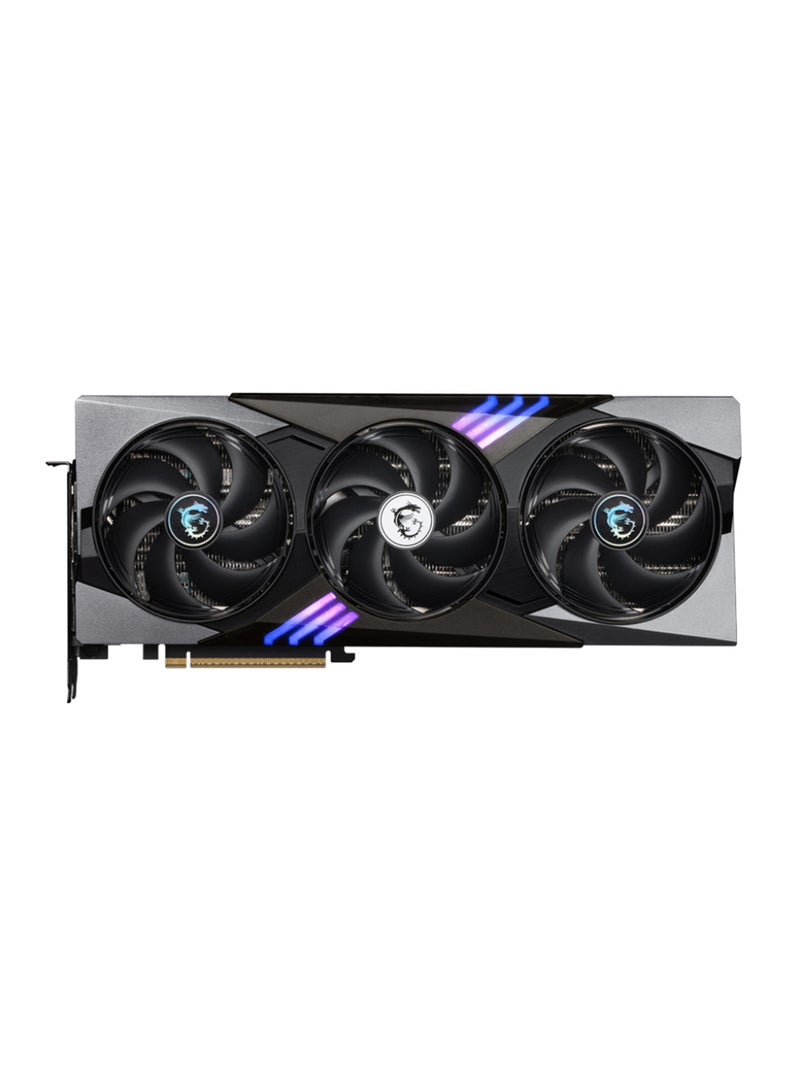 MSI - GeForce RTX 5080 16G GAMING TRIO OC, 16GB GDDR7, 10752 CUDA Cores, 30 Gbps Memory Speed, 256-bit Memory Bus, PCIe Gen 5, 2715 MHz Core Clock, 4K/8K Resolution Support, 360W Power Consumption, 850W PSU Recommended, HDMI 2.1b, DisplayPort 2.1b, 7680x4320 Max Resolution, G-SYNC, HDCP Support | 912-V531-026 Black - Image 1