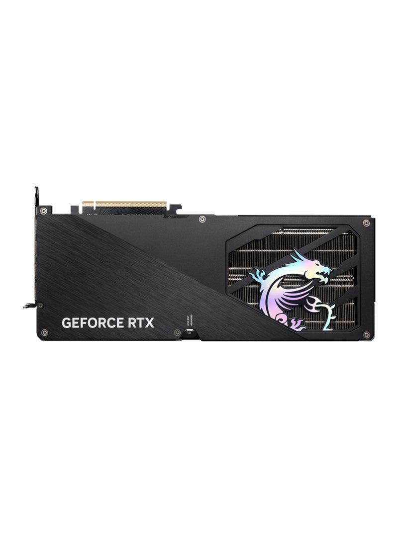 MSI - GeForce RTX 5080 16G GAMING TRIO OC, 16GB GDDR7, 10752 CUDA Cores, 30 Gbps Memory Speed, 256-bit Memory Bus, PCIe Gen 5, 2715 MHz Core Clock, 4K/8K Resolution Support, 360W Power Consumption, 850W PSU Recommended, HDMI 2.1b, DisplayPort 2.1b, 7680x4320 Max Resolution, G-SYNC, HDCP Support | 912-V531-026 Black - Image 1