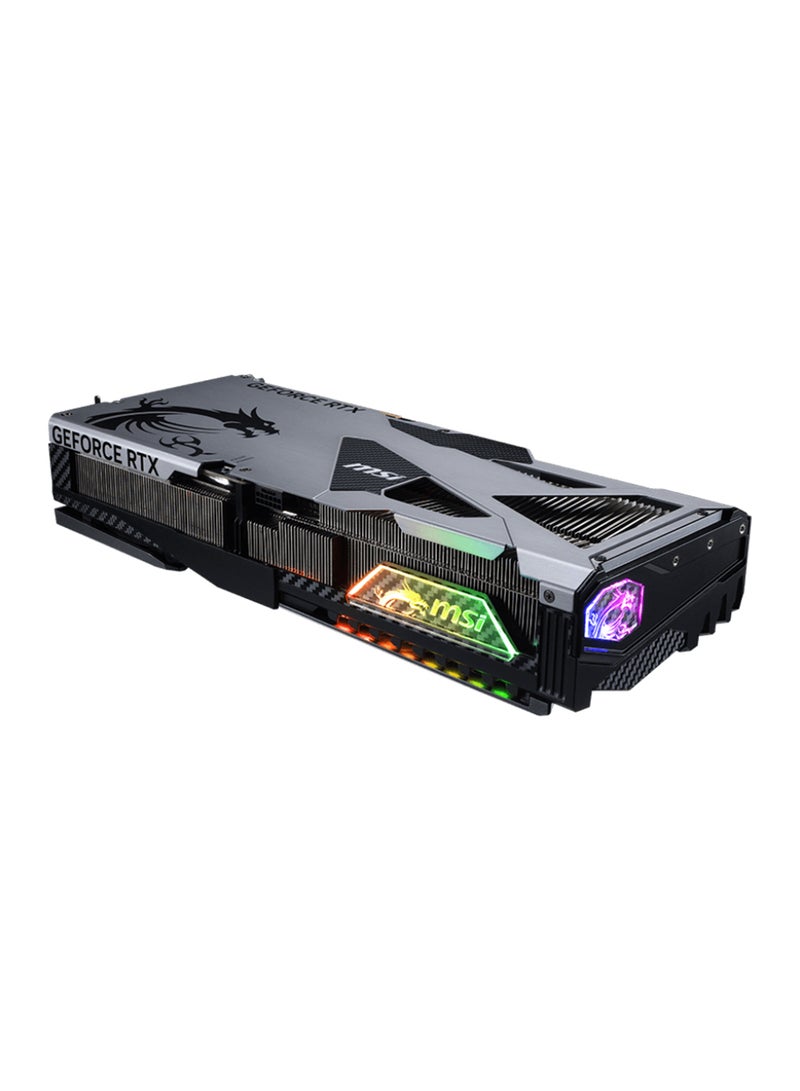 MSI - GeForce RTX 5070 Ti 16G VANGUARD SOC LAUNCH EDITION - NVIDIA GeForce RTX 5070 Ti, 8960 CUDA Cores, 16GB GDDR7, 28 Gbps Memory Speed, 256-bit Memory Bus, PCIe Gen 5, Core Clocks: 2602 MHz (Extreme Performance), 2588 MHz (Boost), 300W Power Consumption, 4 Display Outputs (3x DP 2.1b, 1x HDMI 2.1b), HDCP Support, DirectX 12 Ultimate, OpenGL 4.6, G-SYNC Technology Grey - Image 1