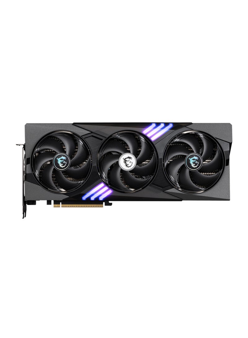 MSI GeForce RTX 5070 Ti 16G GAMING TRIO OC PLUS - NVIDIA GeForce RTX 5070 Ti, 8960 CUDA Cores, 16GB GDDR7, 28 Gbps Memory Speed, 256-bit Memory Bus, PCIe Gen 5, Core Clocks: TBD, 300W Power Consumption, 4 Display Outputs (3x DP 2.1b, 1x HDMI 2.1b), HDCP Support, DirectX 12 Ultimate, OpenGL 4.6, G-SYNC Technology Black  - Image 1
