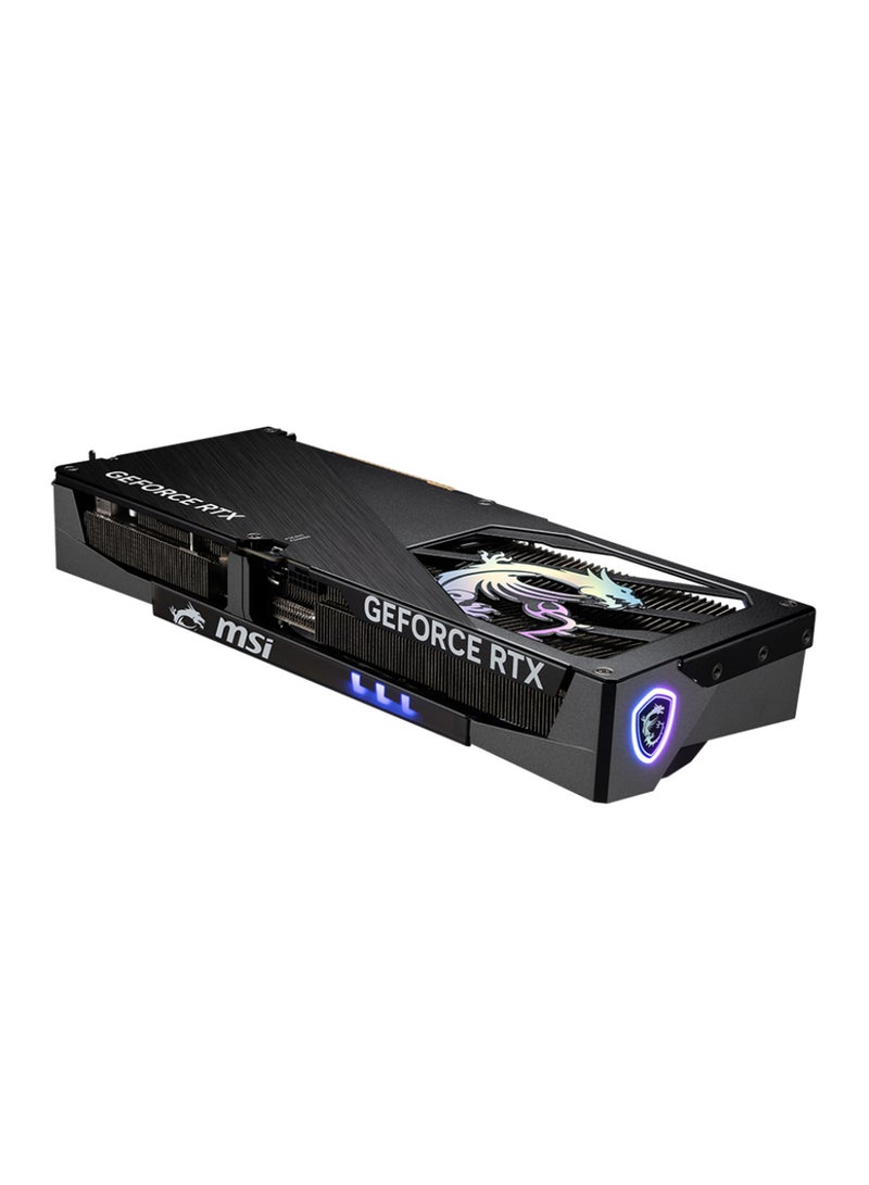 MSI GeForce RTX 5070 Ti 16G GAMING TRIO OC PLUS - NVIDIA GeForce RTX 5070 Ti, 8960 CUDA Cores, 16GB GDDR7, 28 Gbps Memory Speed, 256-bit Memory Bus, PCIe Gen 5, Core Clocks: TBD, 300W Power Consumption, 4 Display Outputs (3x DP 2.1b, 1x HDMI 2.1b), HDCP Support, DirectX 12 Ultimate, OpenGL 4.6, G-SYNC Technology Black  - Image 2