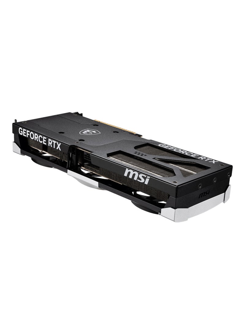 إم اس أي GeForce RTX 5070 Ti 16G VENTUS 3X OC - NVIDIA GeForce RTX 5070 Ti, 8960 CUDA Cores, 16GB GDDR7, 28 Gbps Memory Speed, 256-bit Memory Bus, PCIe Gen 5, Core Clocks: 2497 MHz (Extreme Performance), 2482 MHz (Boost), 300W Power Consumption, 4 Display Outputs (3x DP 2.1b, 1x HDMI 2.1b), HDCP Support, DirectX 12 Ultimate, OpenGL 4.6, G-SYNC Technology Grey  - Image 3
