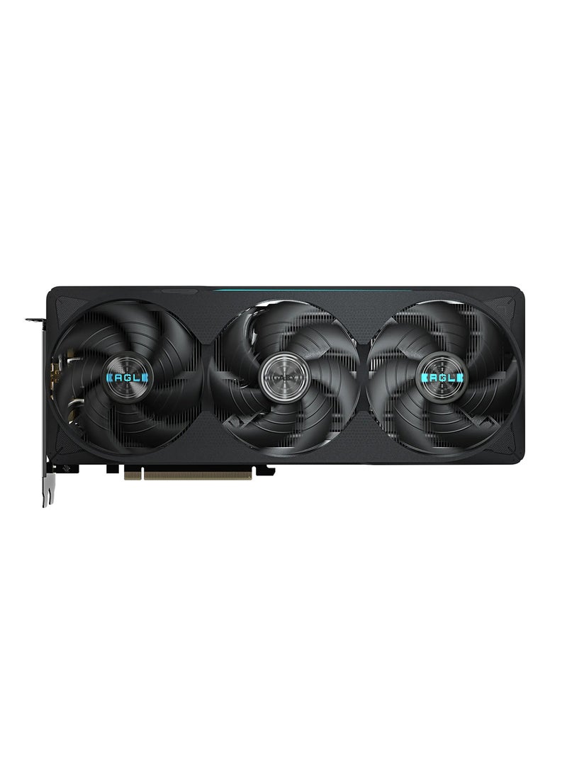 جيجابايت - GeForce RTX™ 5070 Ti EAGLE OC SFF 16GB GDDR7 Graphics Card, PCI-E 5.0, WINDFORCE Cooling, Dual BIOS (Performance/Silent), RGB Lighting, DisplayPort 2.1a x3, HDMI 2.1b, 8K Resolution, 16-pin Power Connector | GV-N507TEAGLE OC-16GD Black - Image 1