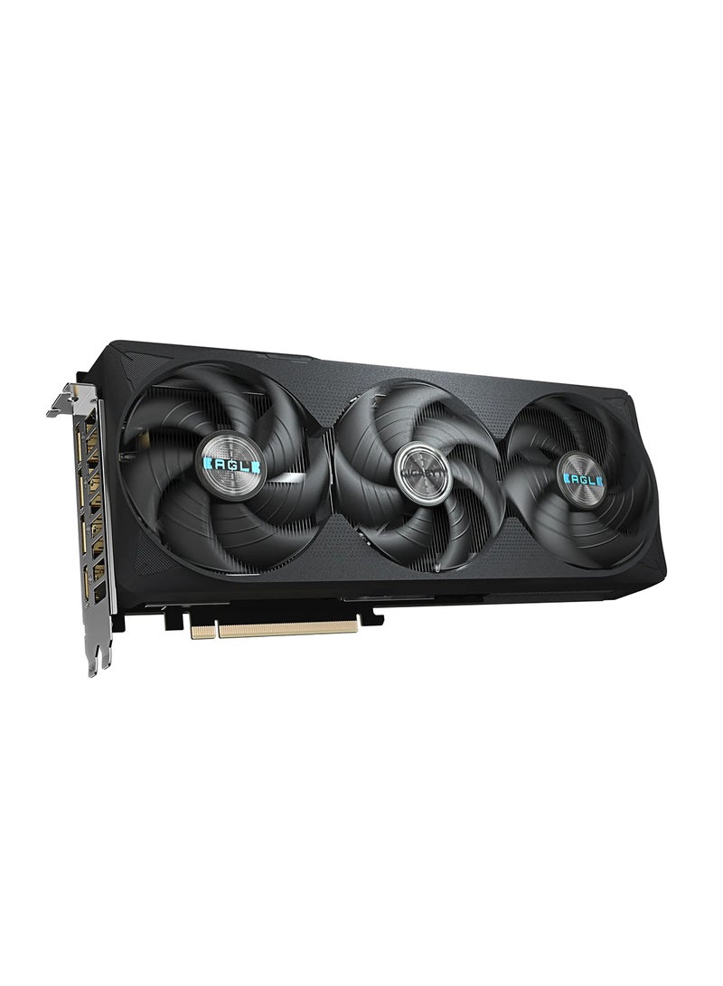 جيجابايت - GeForce RTX™ 5070 Ti EAGLE OC SFF 16GB GDDR7 Graphics Card, PCI-E 5.0, WINDFORCE Cooling, Dual BIOS (Performance/Silent), RGB Lighting, DisplayPort 2.1a x3, HDMI 2.1b, 8K Resolution, 16-pin Power Connector | GV-N507TEAGLE OC-16GD Black - Image 1