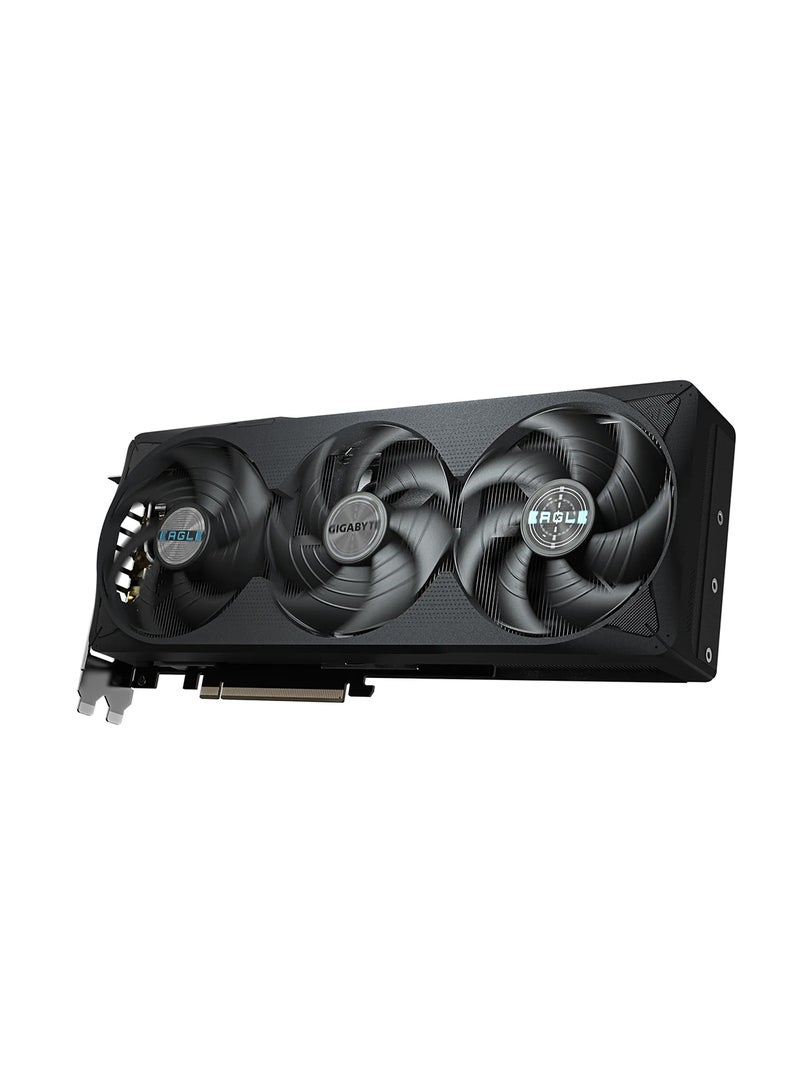 جيجابايت - GeForce RTX™ 5070 Ti EAGLE OC SFF 16GB GDDR7 Graphics Card, PCI-E 5.0, WINDFORCE Cooling, Dual BIOS (Performance/Silent), RGB Lighting, DisplayPort 2.1a x3, HDMI 2.1b, 8K Resolution, 16-pin Power Connector | GV-N507TEAGLE OC-16GD Black - Image 1