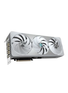 GIGABYTE GeForce RTX™ 5070 Ti AERO OC 16G Graphics Card - NVIDIA Blackwell Architecture, 16GB GDDR7, 256-bit Memory, 28 Gbps Memory Clock, PCI-E 5.0, 7680 x 4320 Digital Resolution, 4 Multi-View, WINDFORCE Cooling, RGB Lighting, Dual BIOS (Performance/Silent), 3x DisplayPort 2.1a, 1x HDMI 2.1b, Versatile VGA Holder | GV-N507TAERO OC-16GD Silver  - Image 4